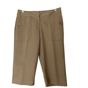 Izod XFG Beige Women’s Golf Capris Cropped Pants Size 2 New without Tags